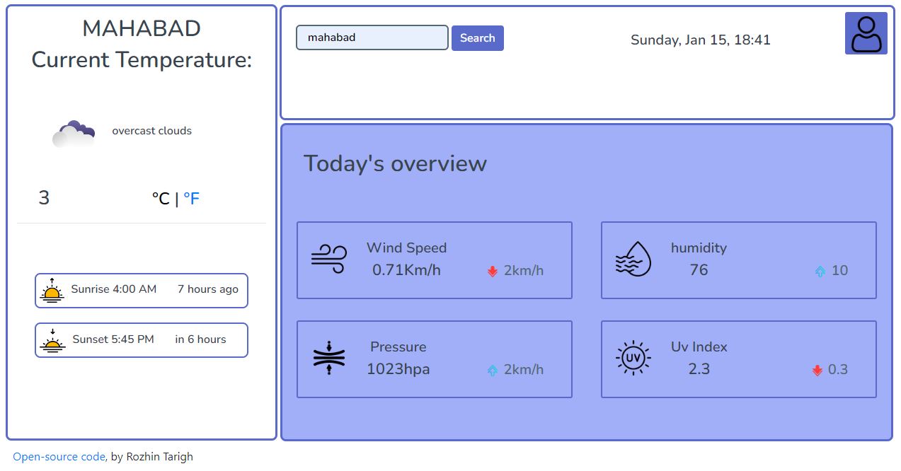 weatherapp projetc